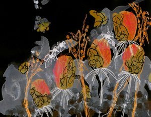 Dark Gold Blooms