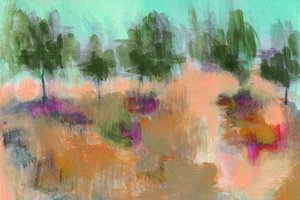 Dreamy Abstract Landscape by Lori Ann Folz