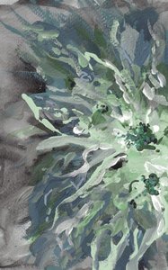 Green Abstract Flora