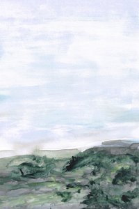 Hazy Green Hills by Lori Ann Folz