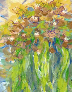 Vibrant Garden Blooms