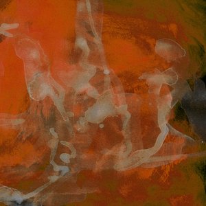 Vibrant Orange Abstract Flow