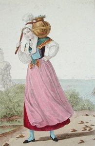 Dairymaid of the Cherbourg region, c.1820