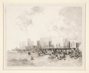 Village Fair by Louis Adolphe Hervier