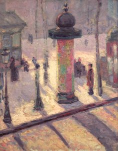 Kiosk on the Boulevard Clichy, 1886-7