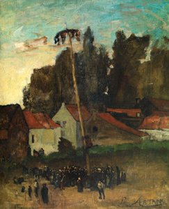 Climbing the Pole by Louis Artan de Saint Martin