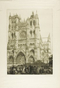 Amiens Cathedral by Louis Auguste Lepère