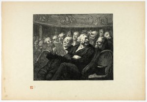 Orchestra Chairs, from Unique Edition of Thirty-Six Woodcuts