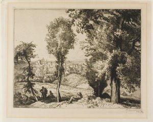 To Gentilly by Louis Auguste Lepère