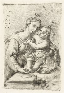 Madonna with Child by Louis Bernard Coclers