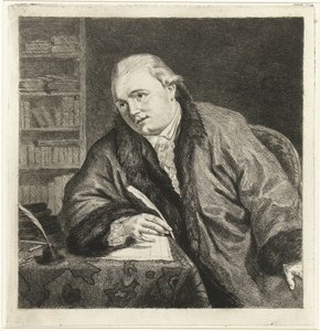 Portrait of the Composer and Etcher Johan Antoni Kauclitz Colizzi by Louis Bernard Coclers