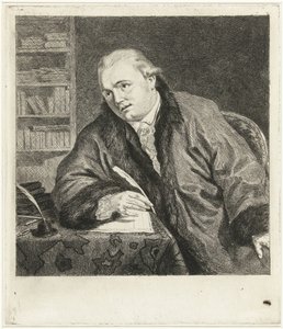 Portrait of the Composer and Etcher Johan Antoni Kauclitz Colizzi by Louis Bernard Coclers