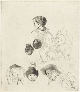 Study Sheet with Ten Heads