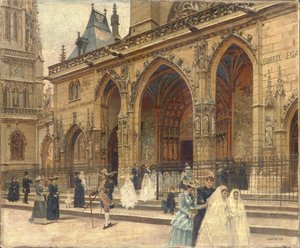 First Communion by Louis Beroud