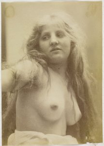 Study of a Female Nude Model, Bust Seen from the Front by Louis Bonnard