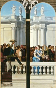 Venetian Style Feast, Right Panel by Louis Boulanger