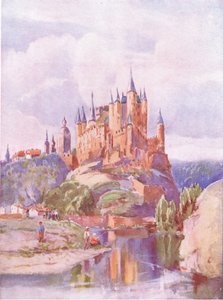 The Alcazar, Segonia by Louis Burleigh Bruhl