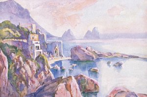 The island of Capri by Louis Burleigh Bruhl