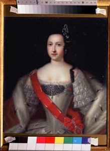 Portrait of the Regent of Russia Anna Leopoldovna by Louis Caravaque