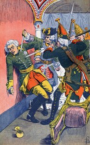 Death of Tsar Peter III by Louis Charles Bombled
