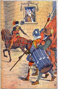 Henri IV in Paris by Louis Charles Bombled