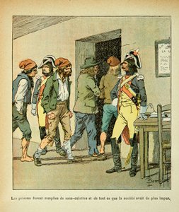 During the French Revolution, the prisons were filled by Louis Charles Bombled