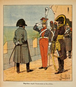 Emperor Napoleon Receives Marshal Poniatowski on Elba Island