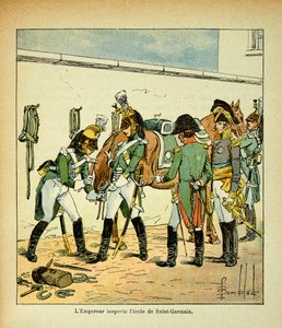 Emperor Napoleon Inspects the School of Saint Germain