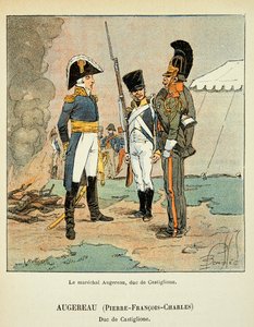 Illustration from the book The Memorial of Saint Helene by Count Emmanuel de Las Cases: Le Marechal Pierre Augereau, Duke of Castiglione