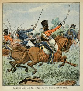 Death of Prince Louis Ferdinand of Prussia During the Battle of Saalfeld on October 10 by Louis Charles Bombled