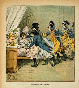 Arrest of Jean Charles Pichegru on 28 February 1804 by Louis Charles Bombled