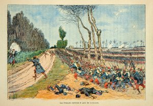 The French Took Away the Park during the Battle of Coulmiers on 9 November 1870 by Louis Charles Bombled