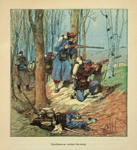 French Tirailleurs at the Combat d