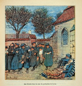 The Army of the Loire: The German Wounded in the Courtyard of the Presbytery of Lorcy During the Battle of Beaune La Rolande in November 1870