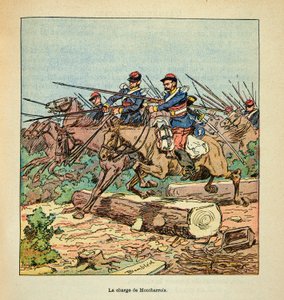 Battle of Ladon on November 22 by Louis Charles Bombled