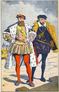 The Duke of Guise and the Admiral of Coligny by Louis Charles Bombled