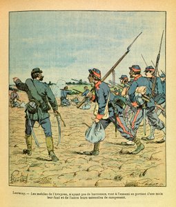 The Eastern Army of Eugene Sergeant, Illustrated by Louis Bombled: Battle of Lantenay by Louis Charles Bombled