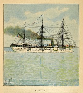 The Hospital Ship the Shamrock en Route to Madagascar