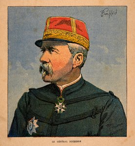 Portrait of General Duchesne (1837-1918) Commander-in-Chief of the French Expeditionary Force by Louis Charles Bombled