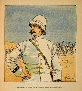 The War in Madagascar: Portrait of General De Torcy, Chief of Staff of the Expeditionary Force in Madagascar