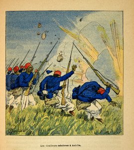 The Sakalave Tirailleurs During the Fighting in Andriba in 1895 by Louis Charles Bombled