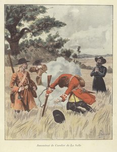 The Killing of Rene-Robert Cavelier de la Salle by Louis Charles Bombled