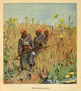 The War in Madagascar: French Troops on Expedition in the Marshes in Madagascar in 1895 by Louis Charles Bombled