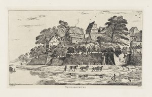 View of Neckargemünd (Baden-Württemberg) by Louis Charles Hora Siccama