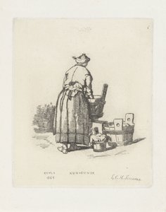 Washerwoman (Kunigunde) by Louis Charles Hora Siccama