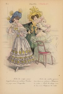 French Fashion: 1829-1830, Charles X by Louis Colas