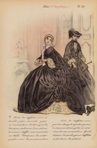 French fashion: 1850, 2nd Republic by Louis Colas