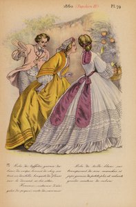 French fashion: 1860, Napoleon III by Louis Colas