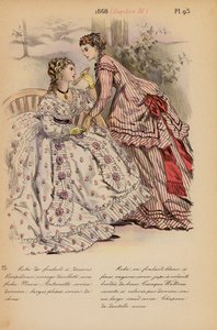 French Fashion: 1868, Napoleon III by Louis Colas