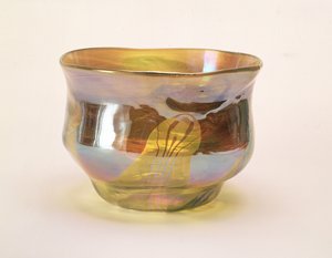Favrile Bowl, for the Glass Decorating Company, New York, c.1894 by Louis Comfort Tiffany
